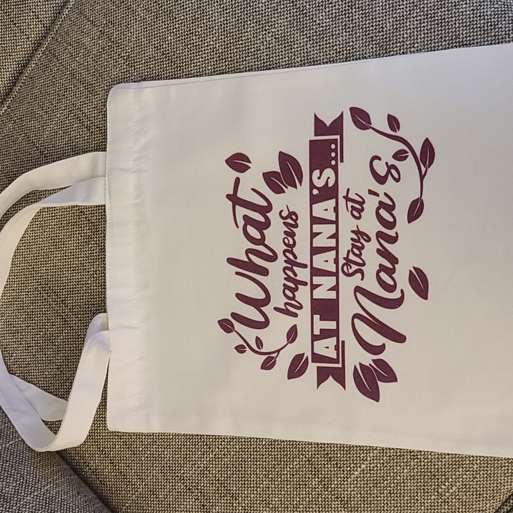 Nana's House ...funny themed canvas tote NWT